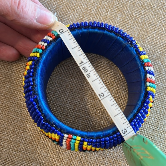 Large Beaded Bangle - Picture 7 of 8